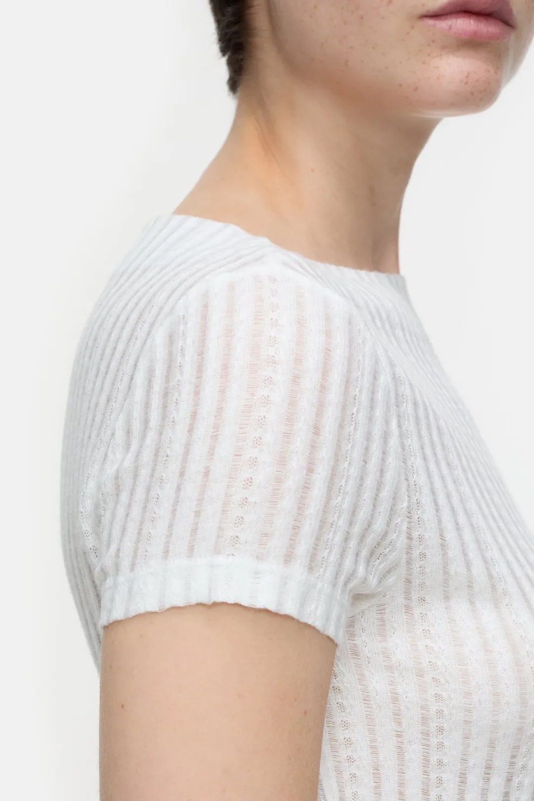 Closed Lace top Ivory Online