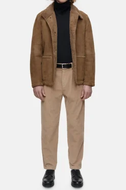 Closed Lambskin jacket Chestnut Discount