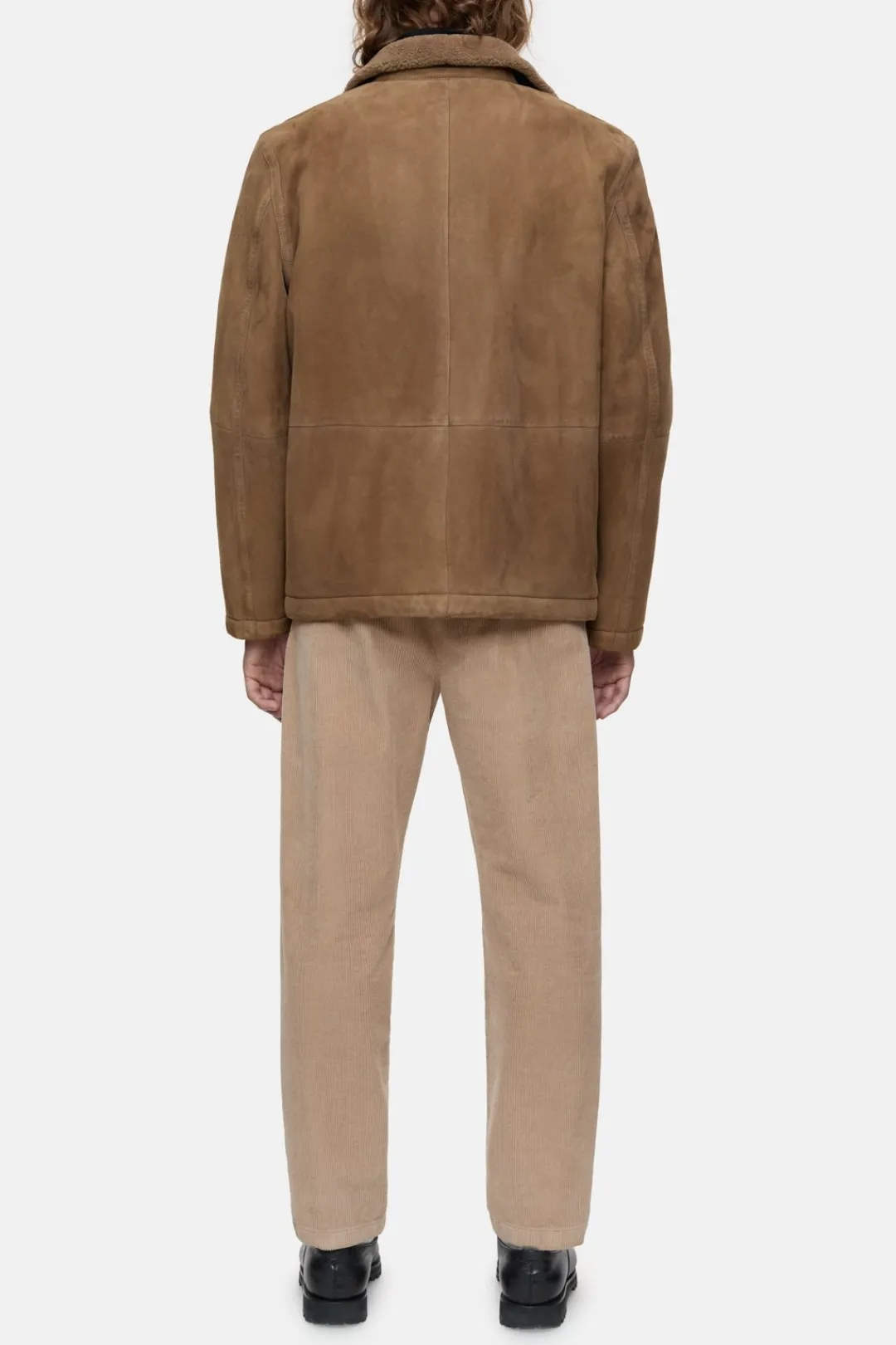 Closed Lambskin jacket Chestnut Discount