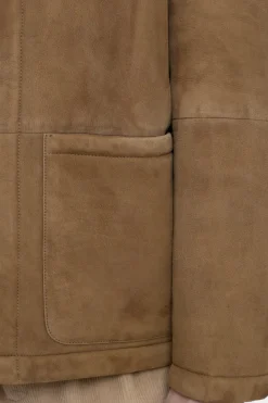 Closed Lambskin jacket Chestnut Discount