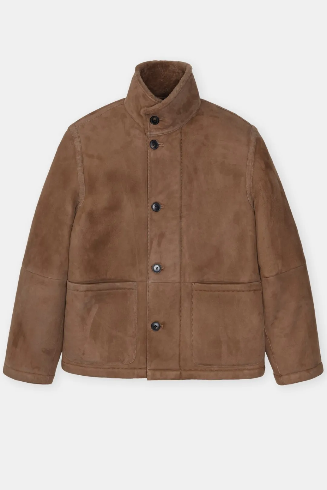 Closed Lambskin jacket Chestnut Discount