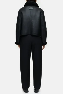 Closed Lambskin jacket Black Discount