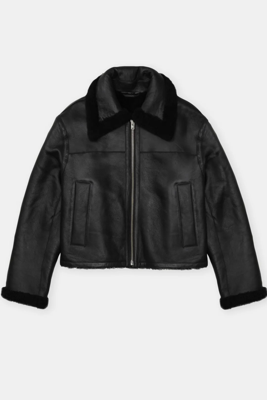 Closed Lambskin jacket Black Discount