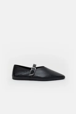 Closed Leather ballerinas Black Online