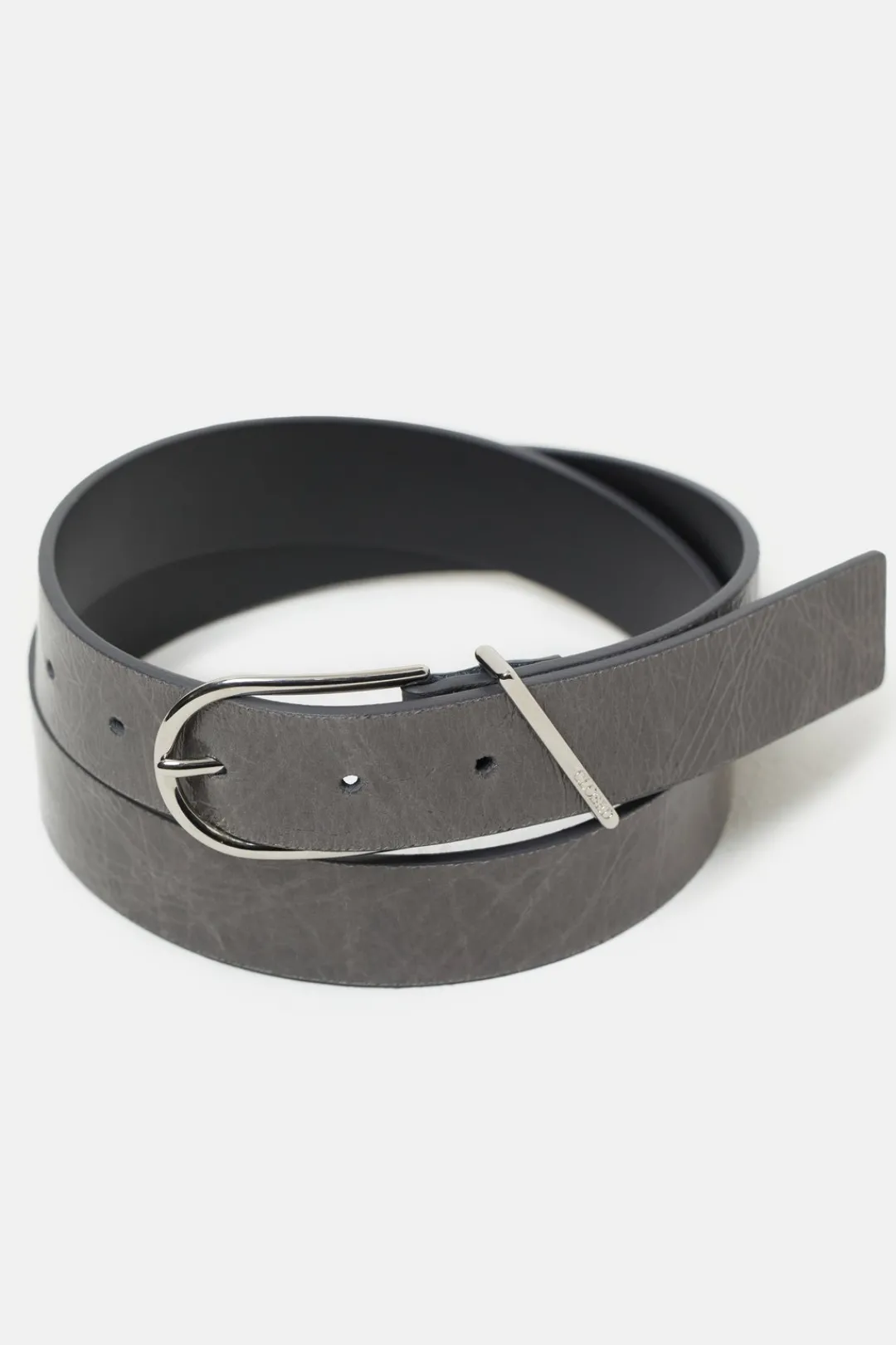 Closed Leather belt Heritage grey Hot