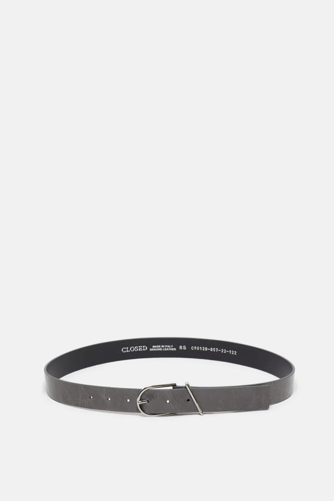 Closed Leather belt Heritage grey Hot