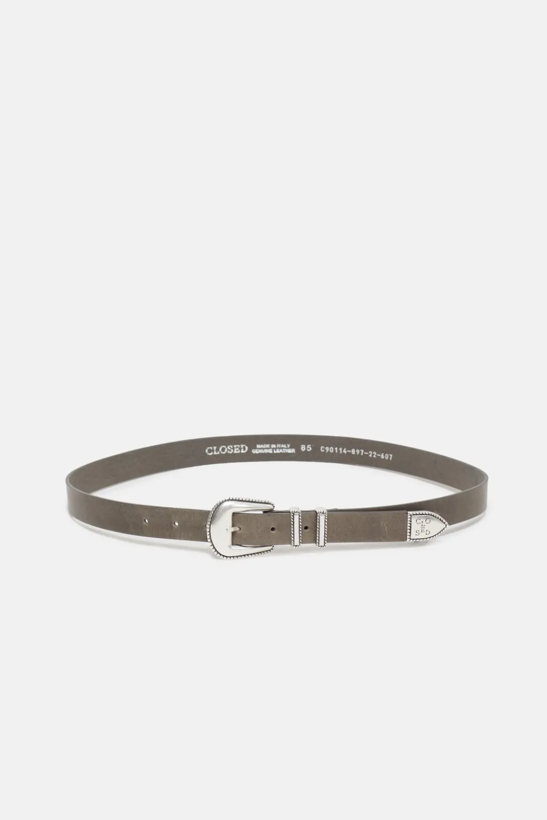 Closed Leather Belt Ver green Hot