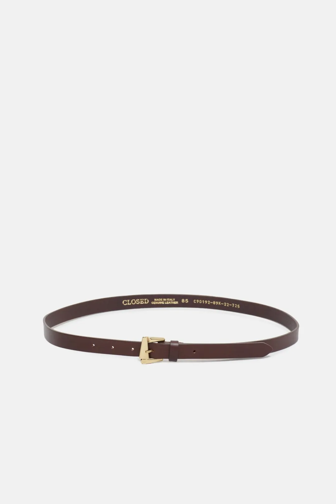 Closed Leather belt Brazil nut Best