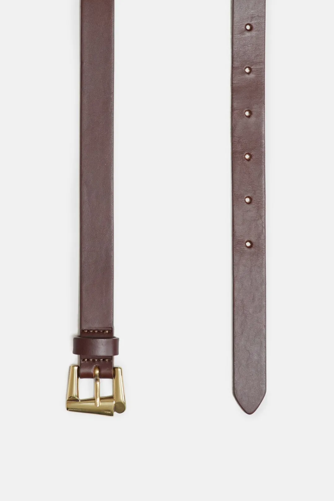 Closed Leather belt Brazil nut Best
