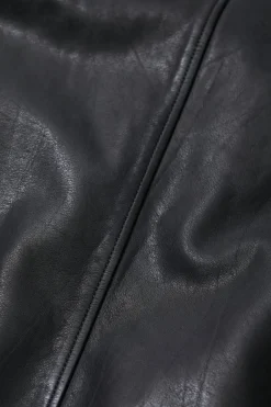 Closed Leather biker jacket Black New