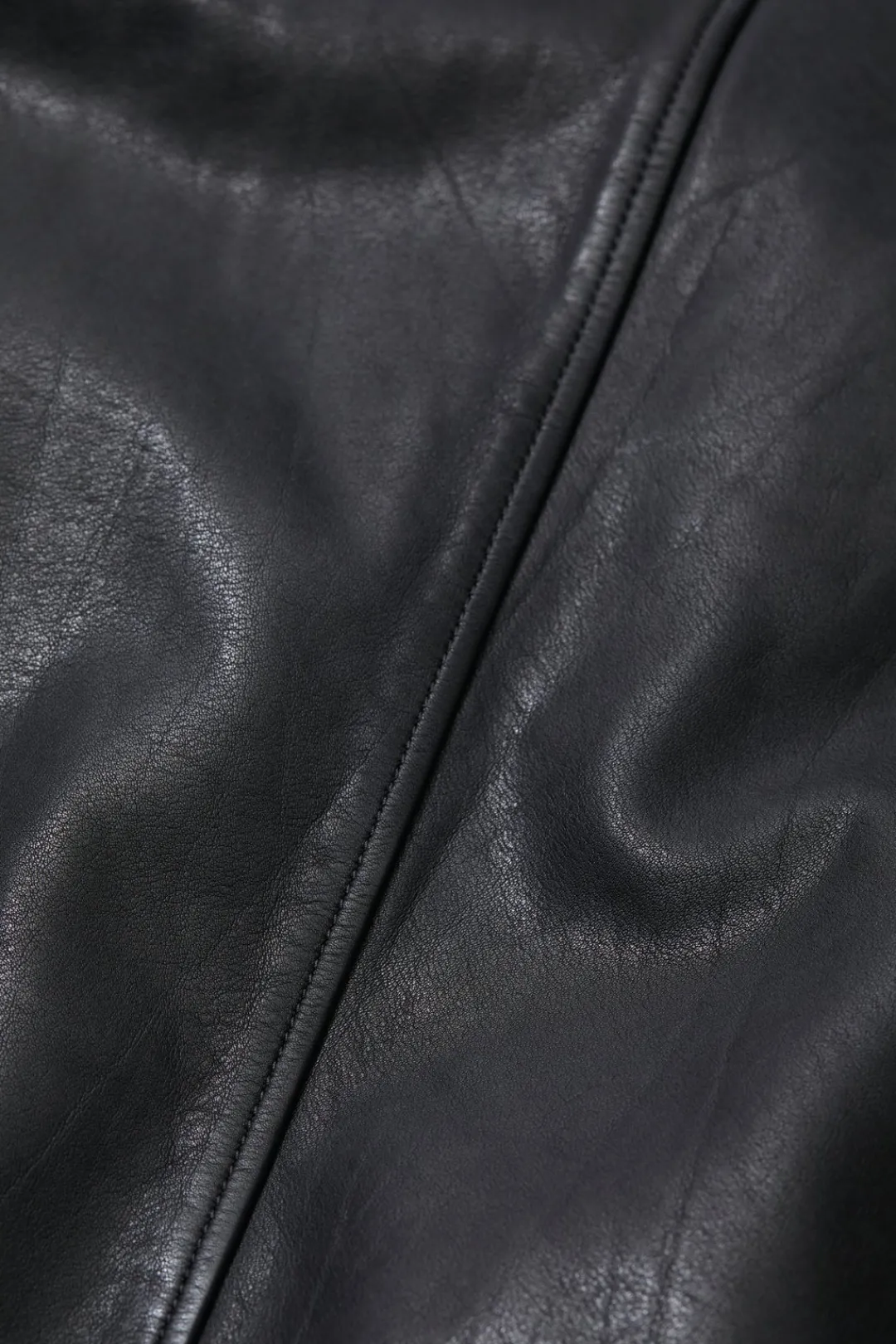 Closed Leather biker jacket Black New