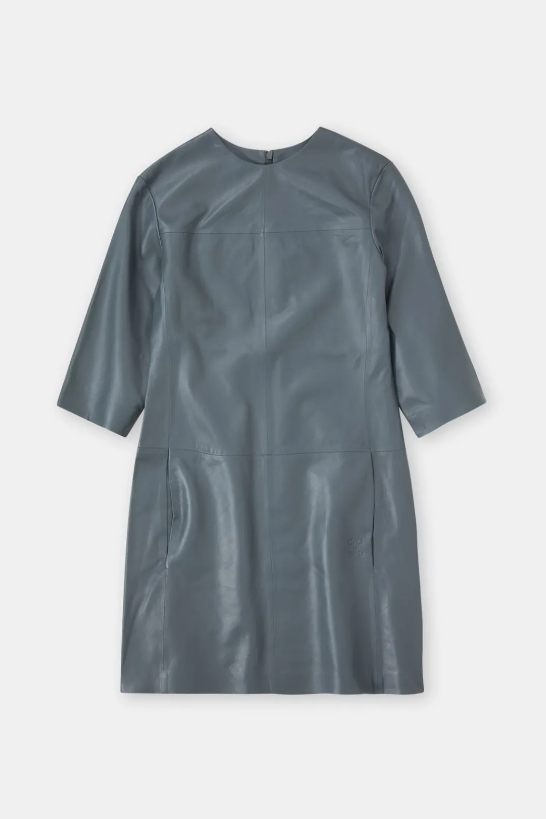 Closed Leather dress Pini green Best