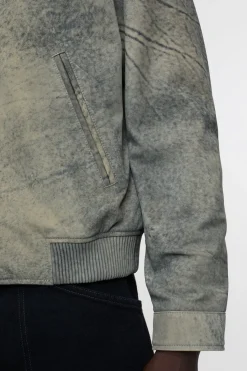Closed Leather jacket Smokey blue Sale