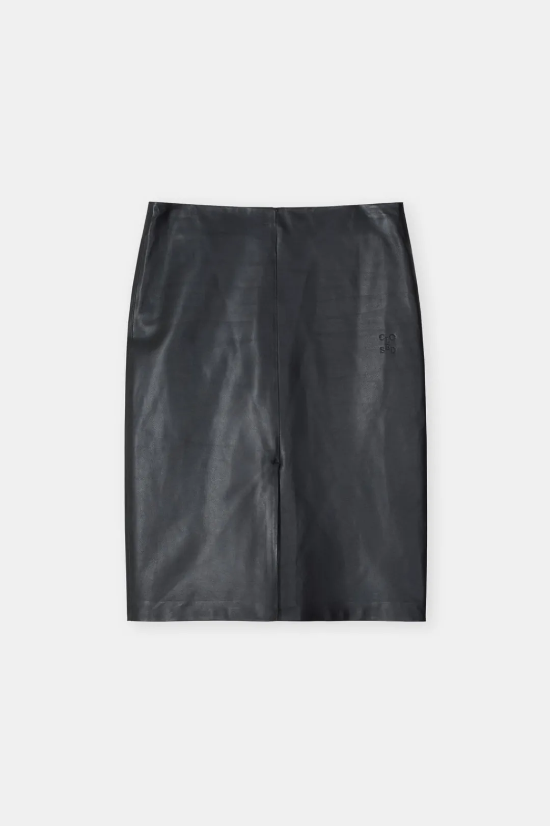 Closed Leather pencil skirt Black Discount