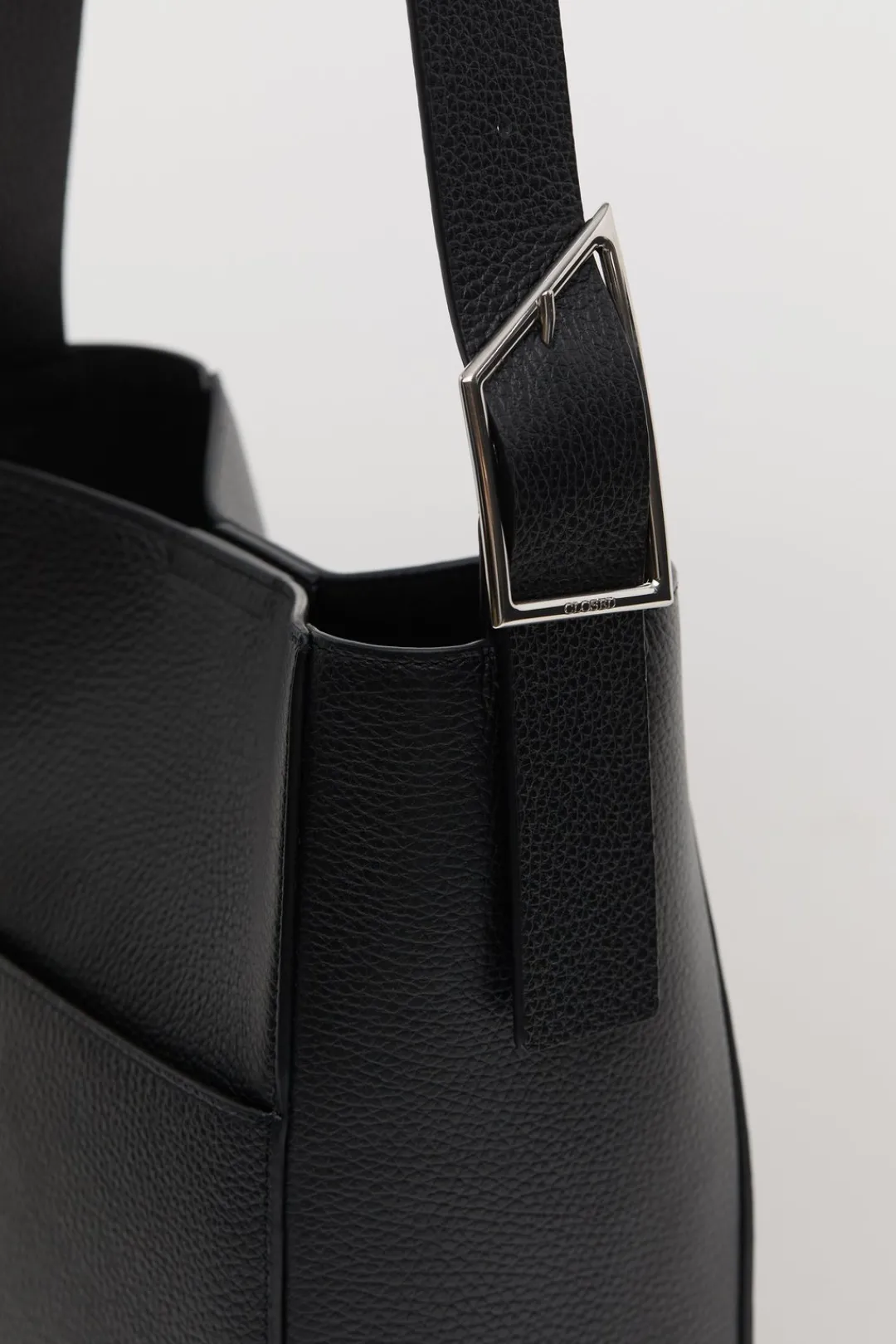 Closed Leather shopper medium Black Outlet