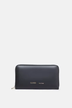 Closed Leather wallet Black Hot