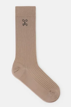 Closed Logo socks Tullamore brown Clearance