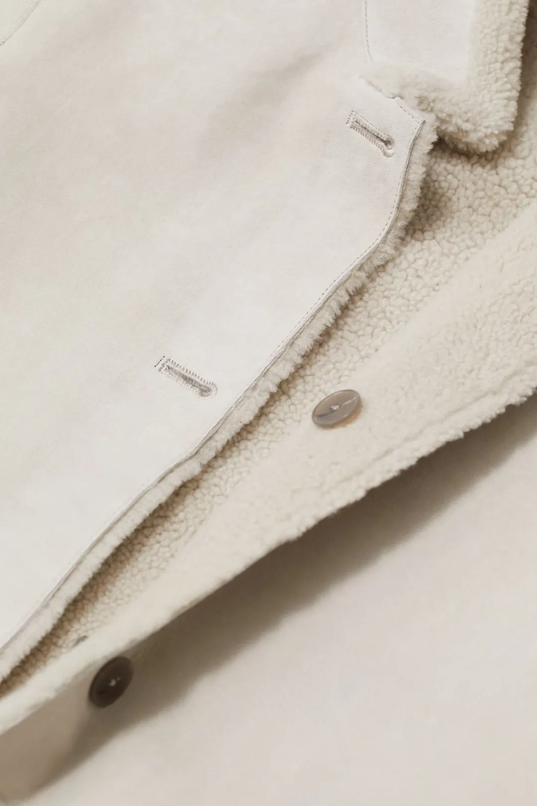 Closed Long lambskin coat Shortbread beige Sale