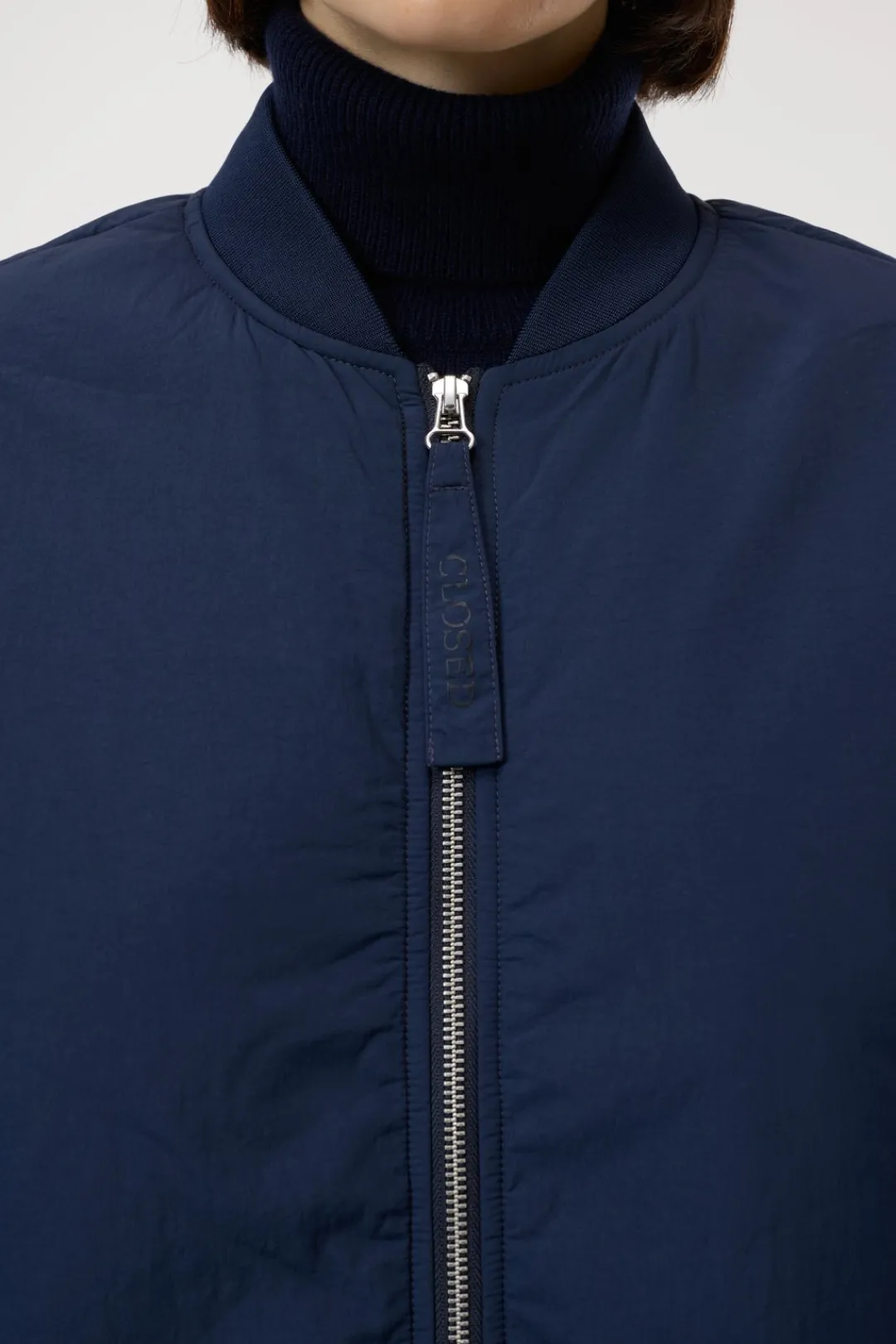 Closed Long quilted jacket Dark night Outlet