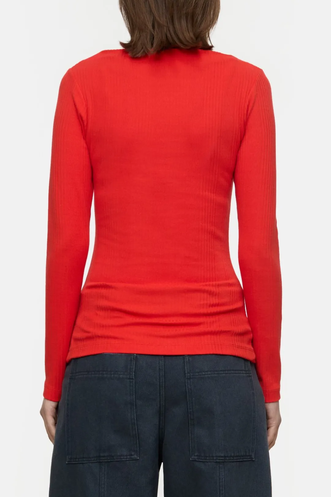 Closed Long sleeve shirt Chili pepper red Outlet