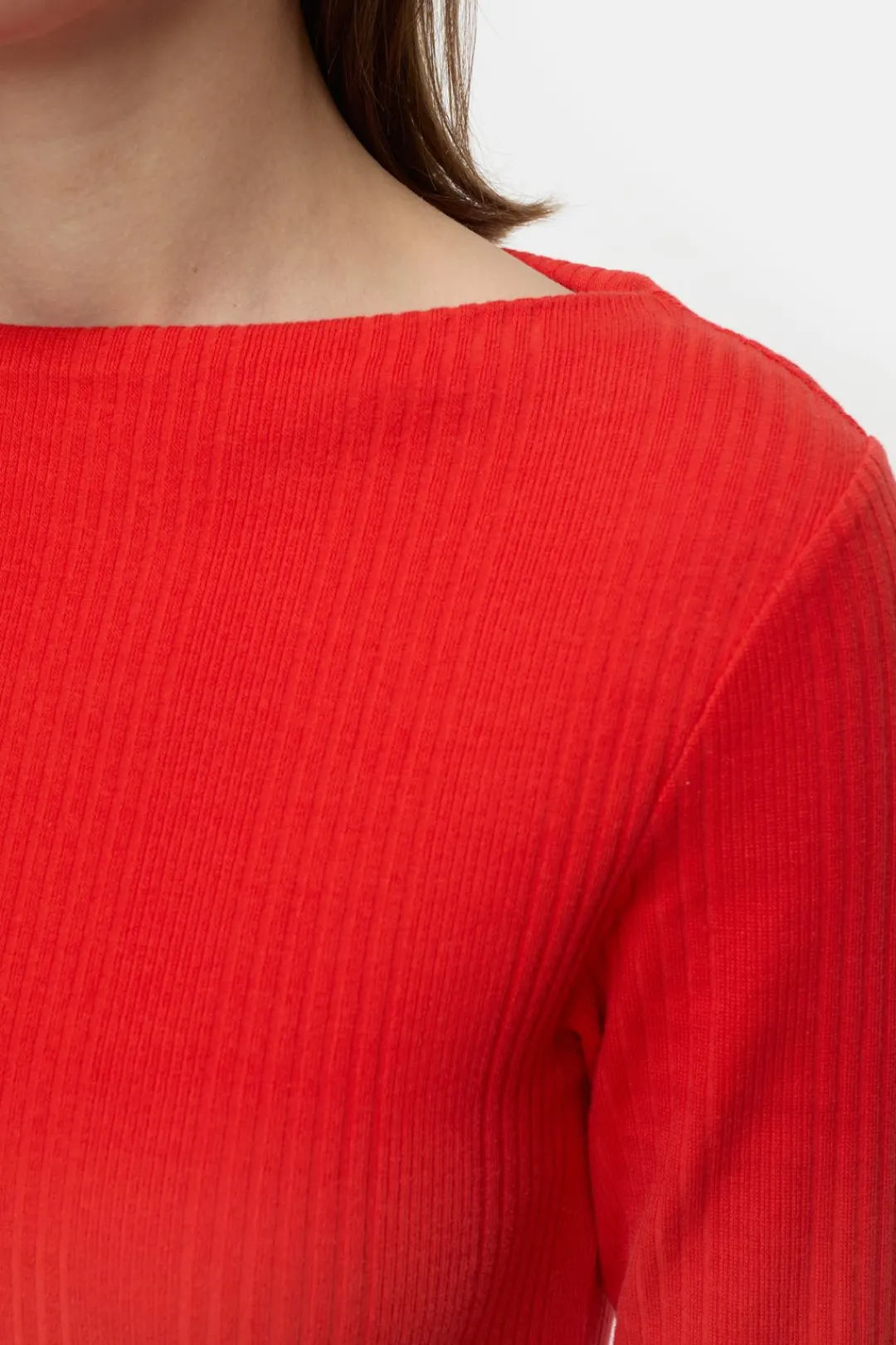 Closed Long sleeve shirt Chili pepper red Outlet