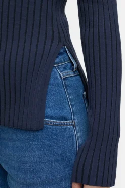 Closed Long-sleeved knit shirt Dark night Sale