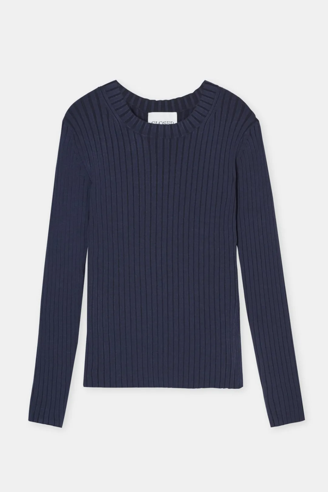 Closed Long-sleeved knit shirt Dark night Sale