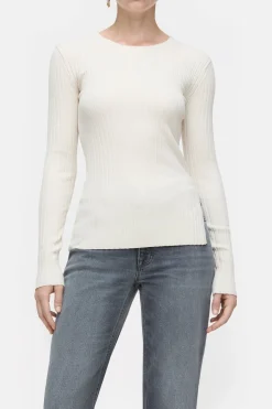 Closed Long-sleeved knit shirt Raw silk Hot