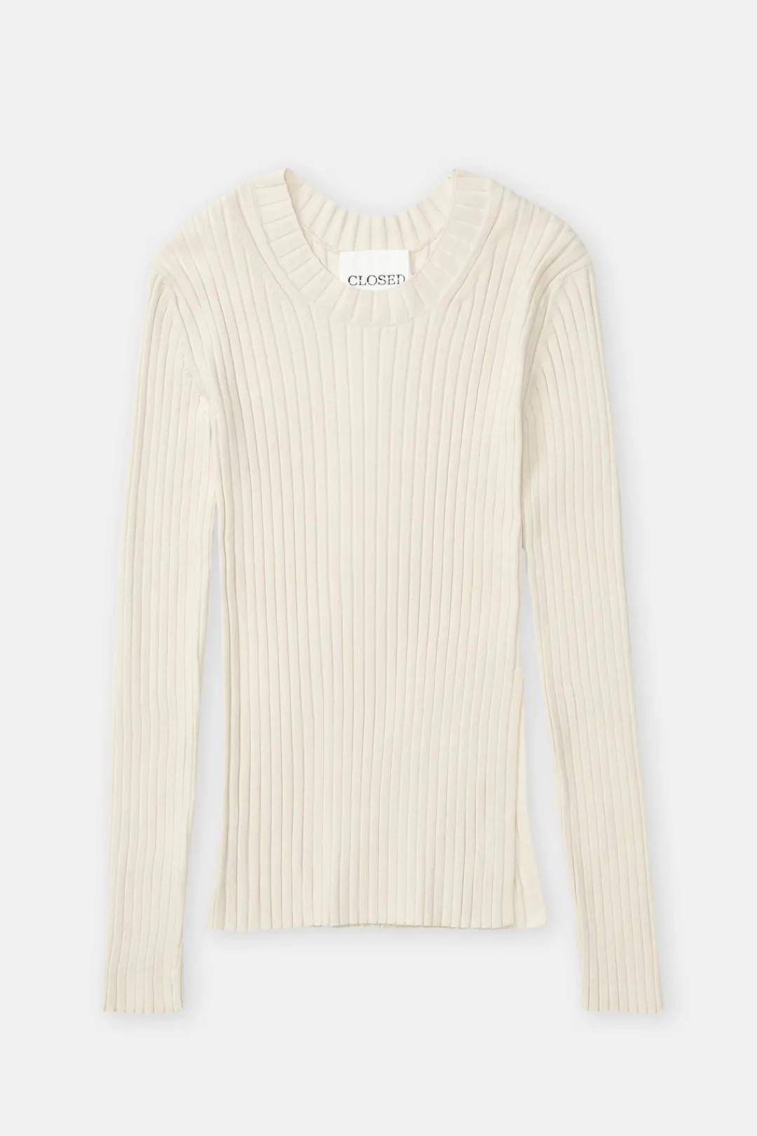Closed Long-sleeved knit shirt Raw silk Hot