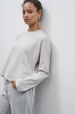 Closed Long-sleeved shirt made from organic cotton Soft grey Best