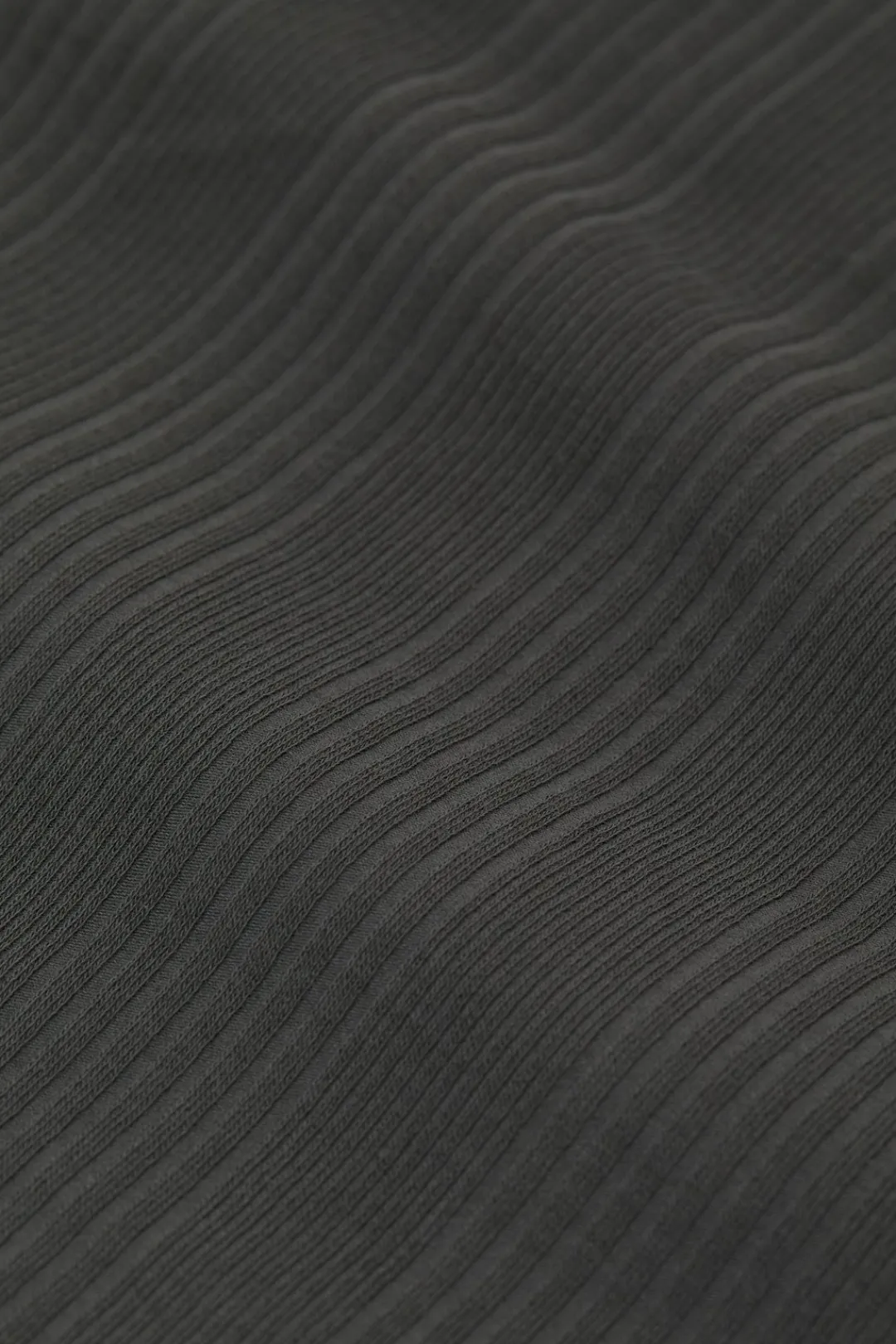Closed Long-sleeved shirt with V-neck Irish coffee