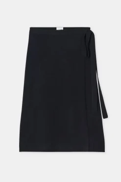 Closed Merino wool wrap skirt Black Online