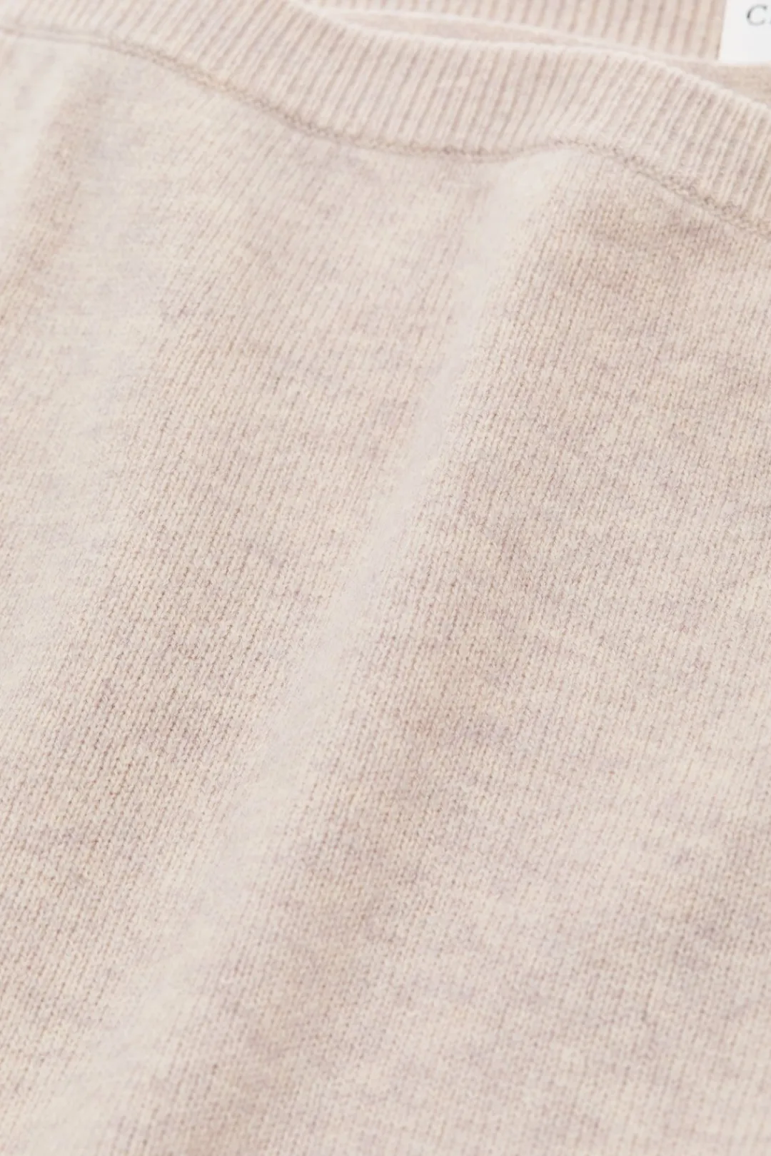 Closed Merino wool wrap skirt Pearl beige Outlet