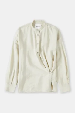 Closed Modal blend wrap blouse Sabbia beige Hot