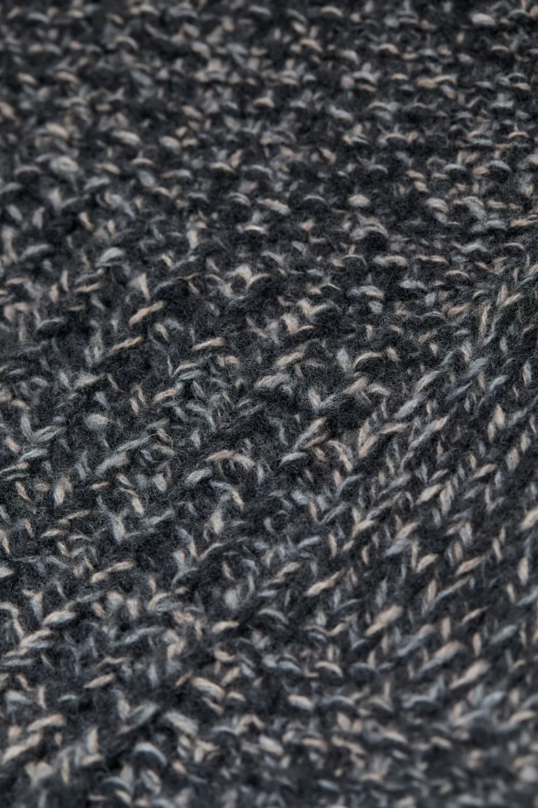 Closed Mouliné knitted jumper Dark grey melange