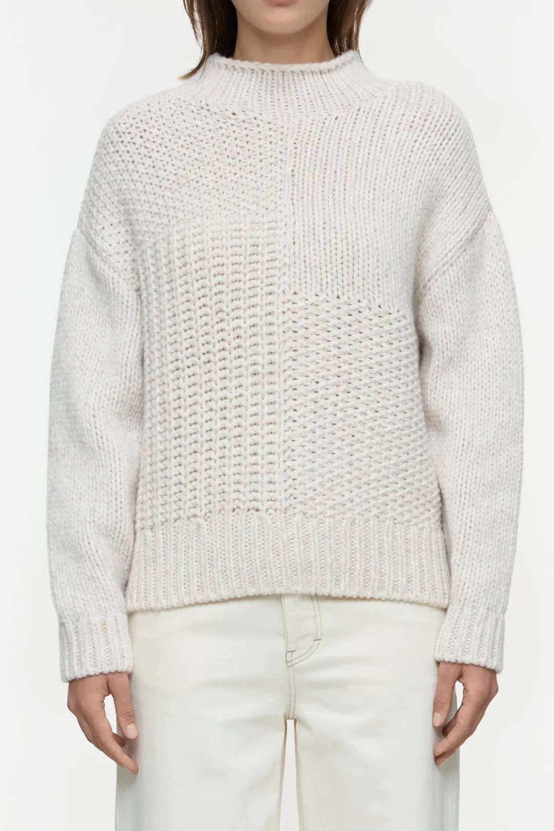 Closed Mouliné knitted jumper English rose Hot