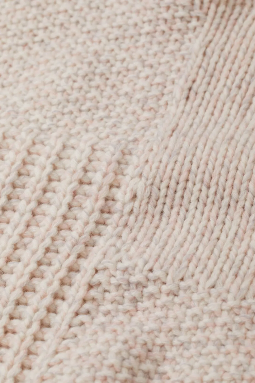 Closed Mouliné knitted jumper English rose Hot