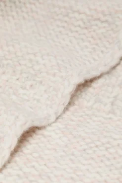 Closed Mouliné scarf English rose Online