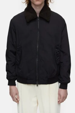 Closed Nylon flight jacket Ebony Discount