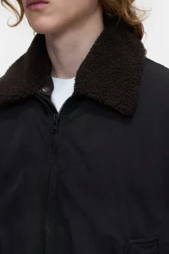 Closed Nylon flight jacket Ebony Discount