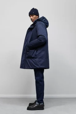 Closed Nylon winter jacket Dark night Outlet