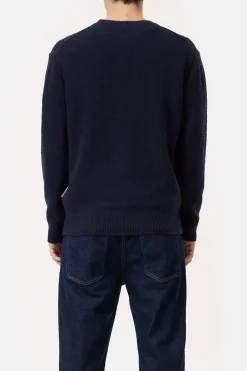 Closed Organic cotton blend jumper Dark night Sale