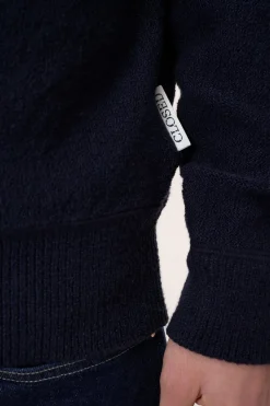 Closed Organic cotton blend jumper Dark night Sale