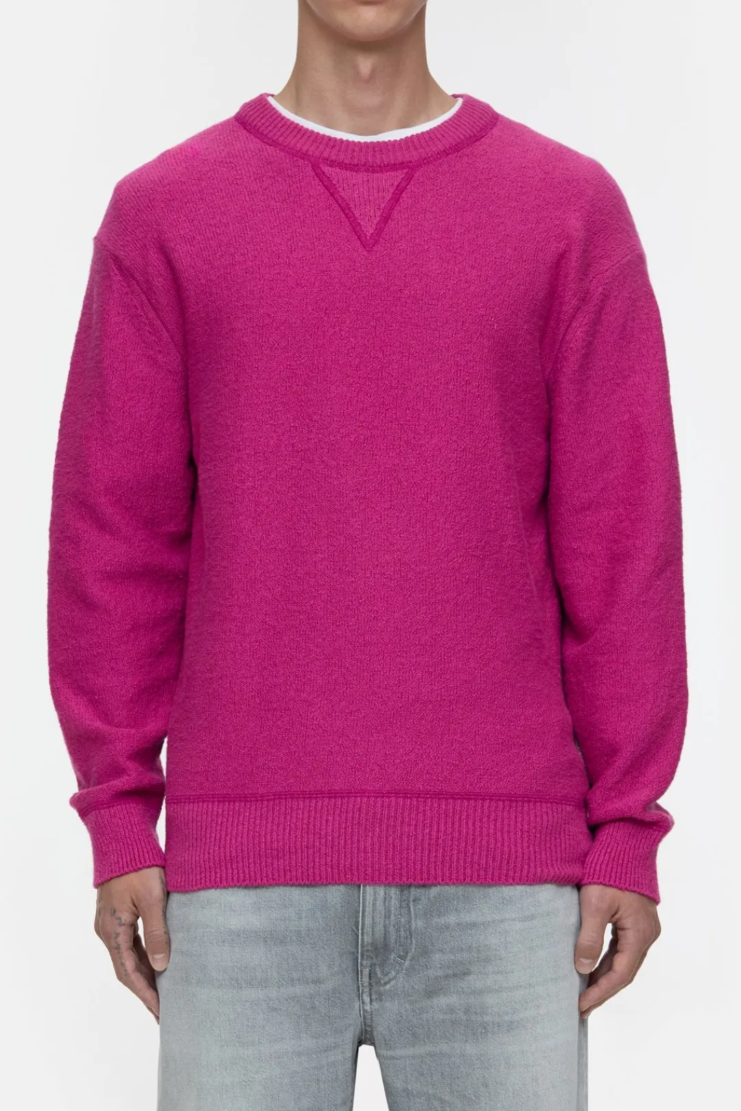 Closed Organic cotton blend jumper Radiant pink