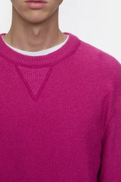 Closed Organic cotton blend jumper Radiant pink
