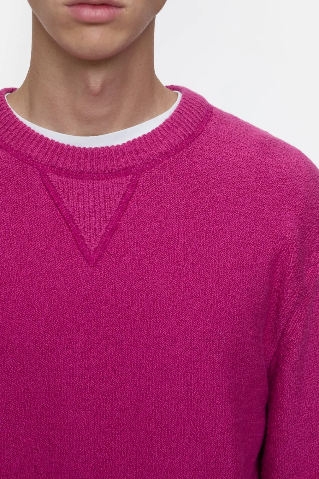 Closed Organic cotton blend jumper Radiant pink