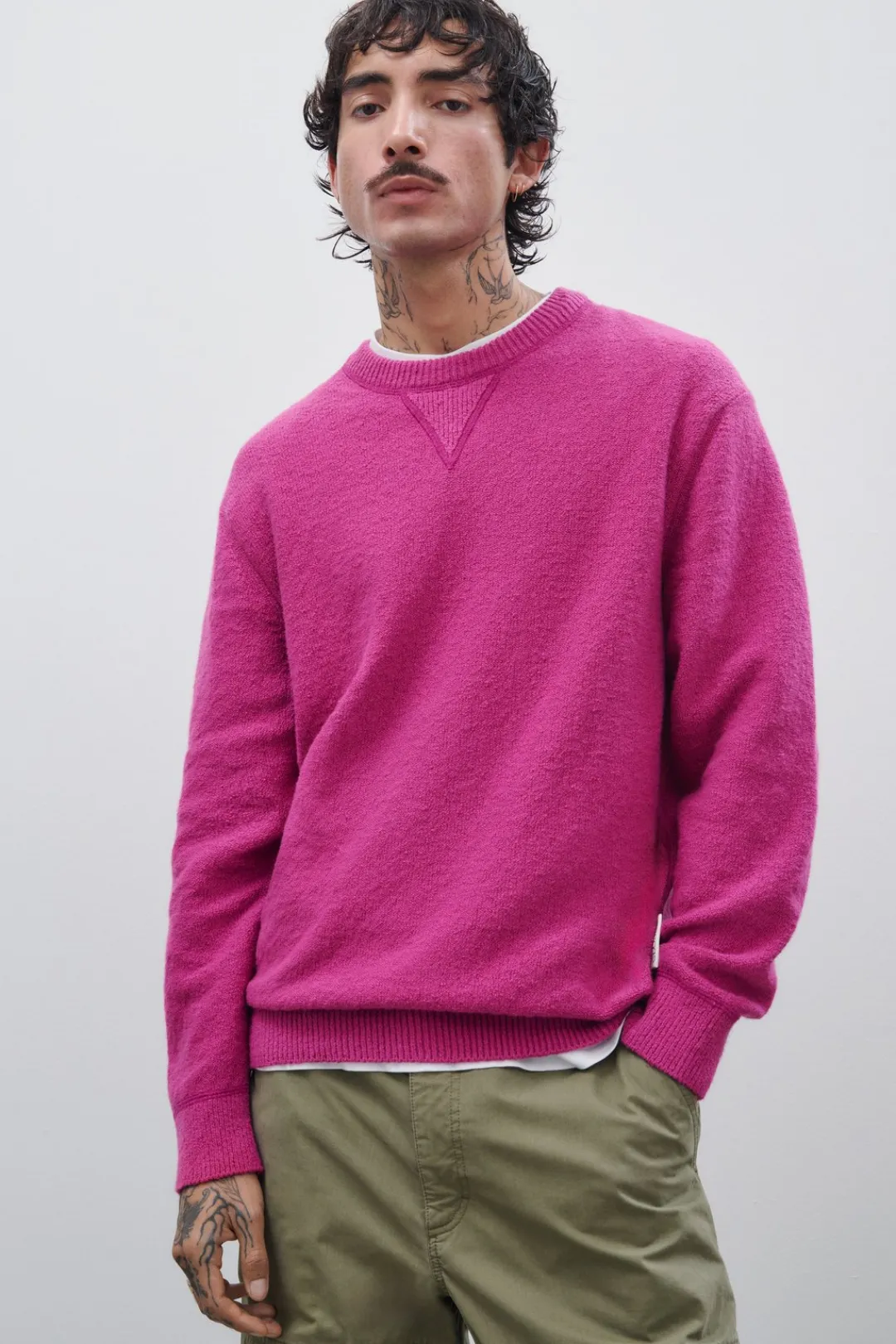 Closed Organic cotton blend jumper Radiant pink