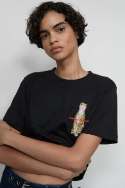 Closed Organic cotton blend T-shirt Black Best