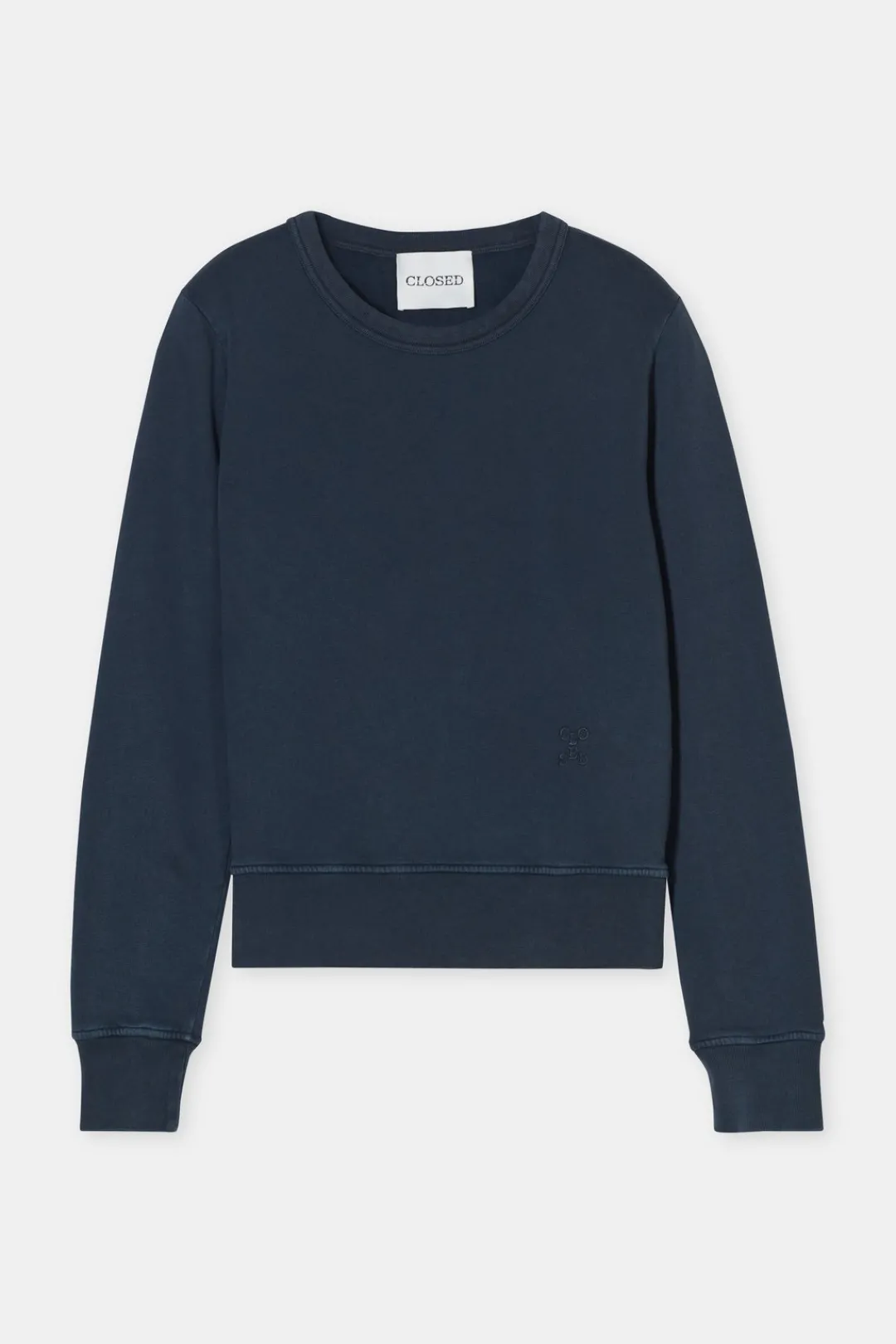 Closed Organic cotton sweatshirt Smokey blue Outlet