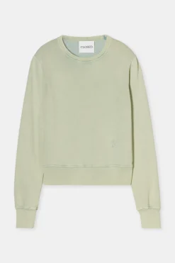 Closed Organic cotton sweatshirt Giada green Hot